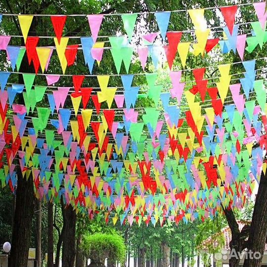 Гирлянда флажки для детского садика