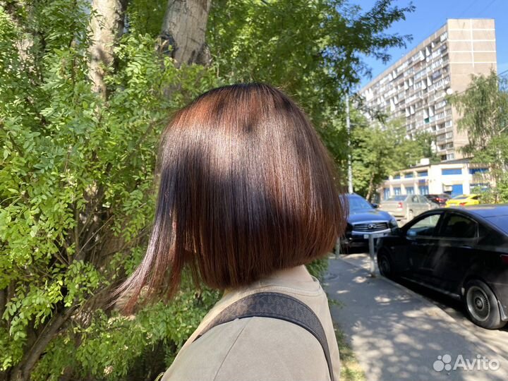 Кератиновое выпрямление волос выезд на дом