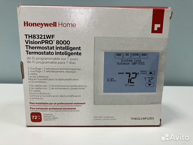 Honeywell Home Vision Pro 8000 Wi-Fi TH8321WF1001 объявление продам