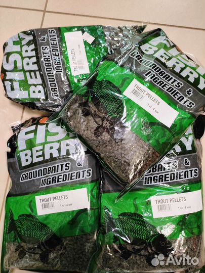 Пеллетс форелевый fishberry Pellets Trout 4мм 1кг