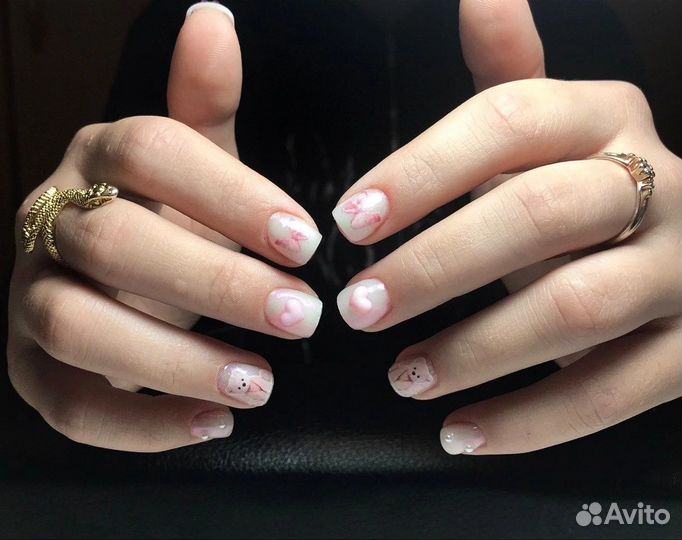 Маникюр/наращивание на дому