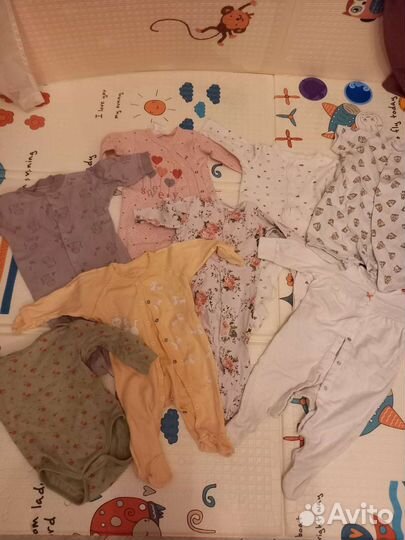 Детские вещи пакетом,на девочку.от 3 до 6 месяцев
