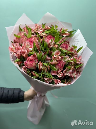 Роза Хризантема букет