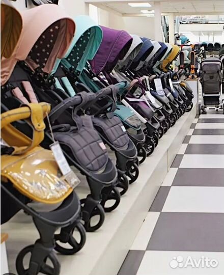 Прогулочная коляска новая