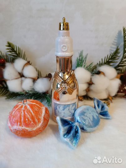 Новогодние ёлочные игрушки ручной работы