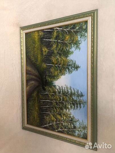 Картина маслом «Лес»