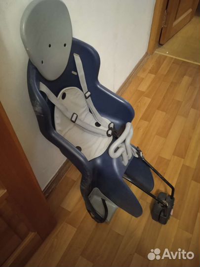 Детское велокресло на багажник бу