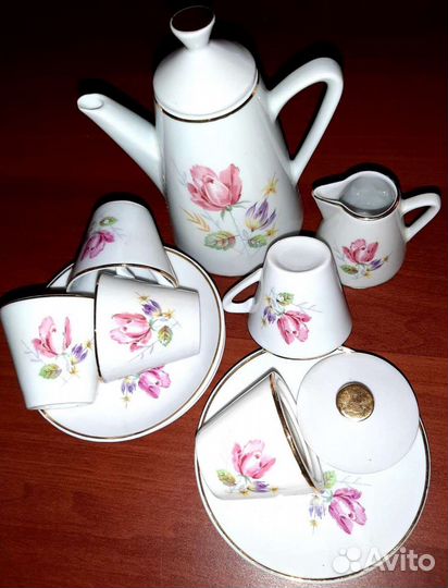 Сервиз кофейный детский гдр