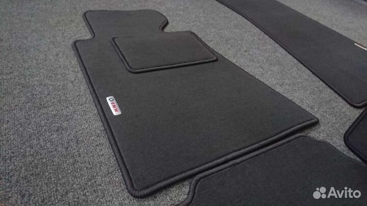 Автоковрики для BMW e34, серые