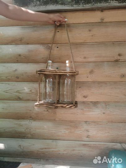 Подарочный набор бутылки на подставке к 23 февраля