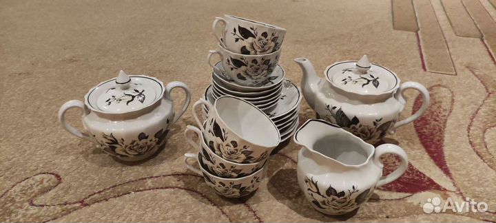 Чайный сервиз СССР вербилки