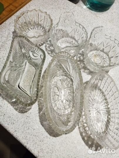 Хрустальная посуда 1980г