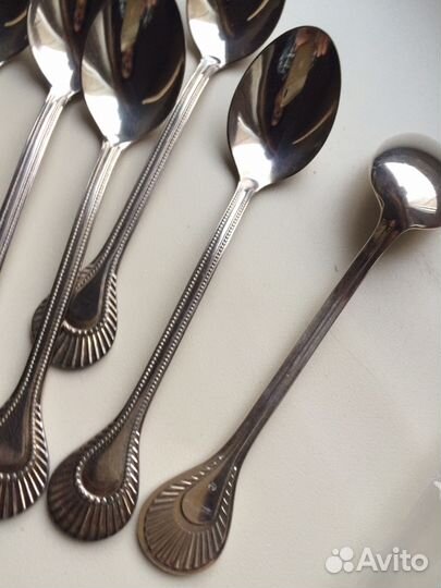 Ложки чайные новые с серебром