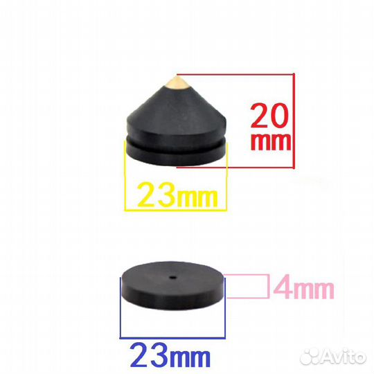 Ножки для колонок с основанием на липучках 1шт