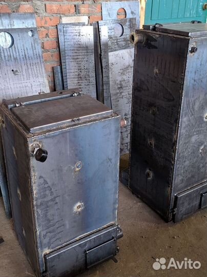 Пиролизный котел 8-16ч на дровах, до 3 сут на угле