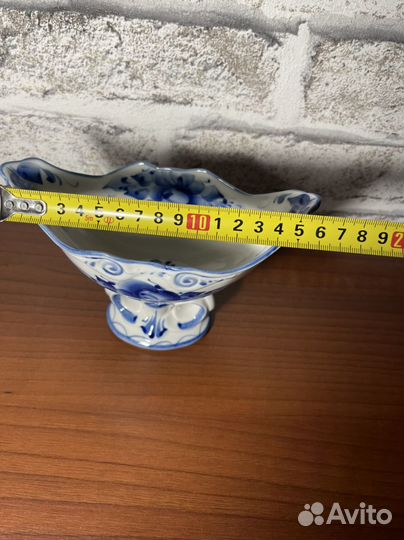 Креманка фарфор гжель