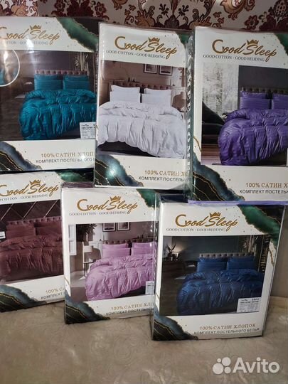 Постельное бельё Евро Страйп Сатин хлопок