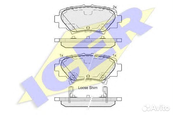 Задние тормозные колодки