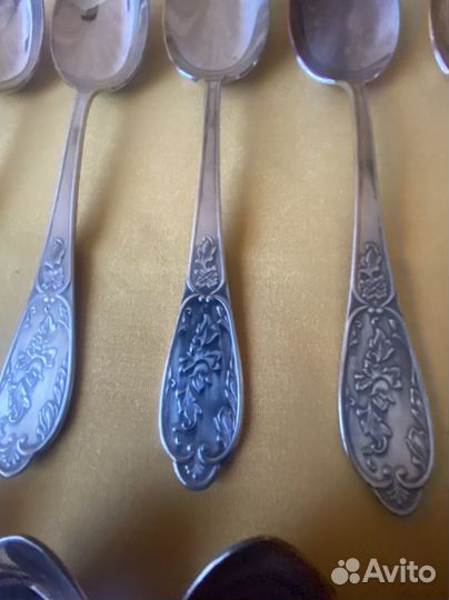 Мельхиоровые столовые приборы СССР