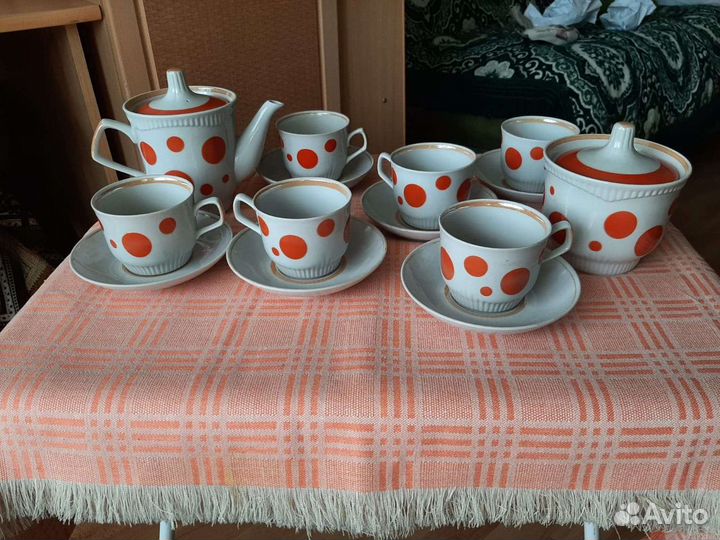 Чайный сервиз 6 персон СССР