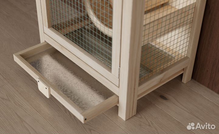 Клетка для грызунов шиншилл дегу Р3В 140х60х60
