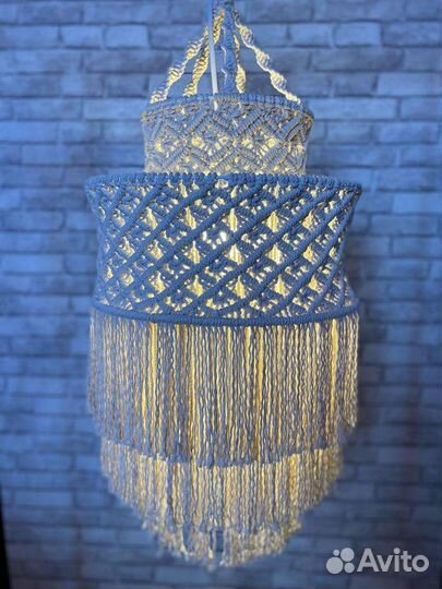 Абажур макраме