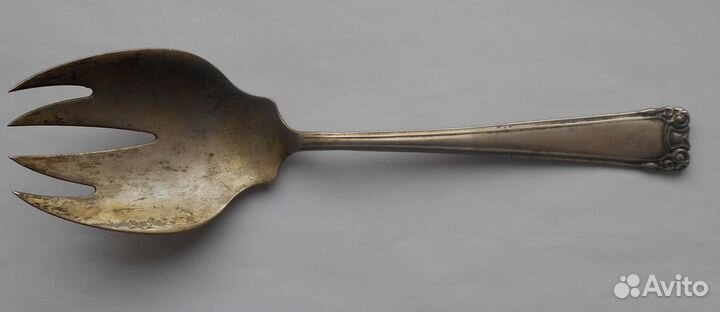 Серебро ложка для салатов большая