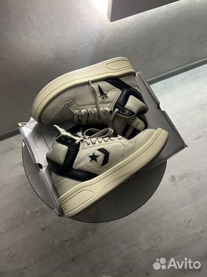 Rick owens x converse turbowpn white/black