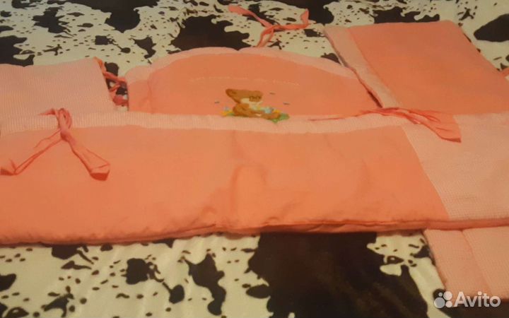 Балдахин в кроватку с бортиками