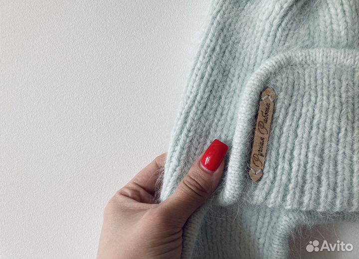 Шапка женская пух норки