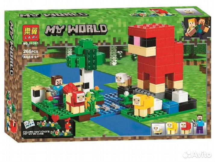 Конструктор MY world 11361 (266 дет.)