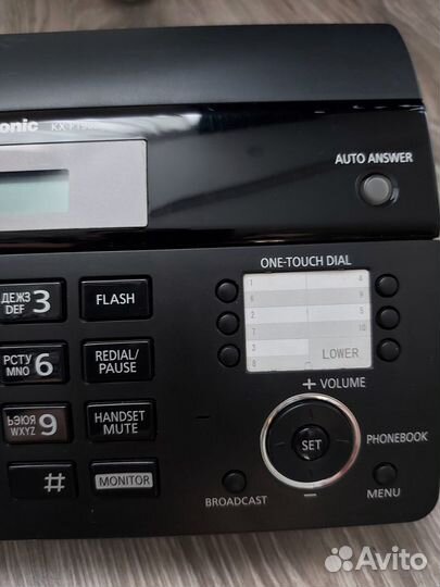 Телефон-факс panasonic