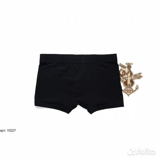 Трусы мужские Burberry черные (L, XL)