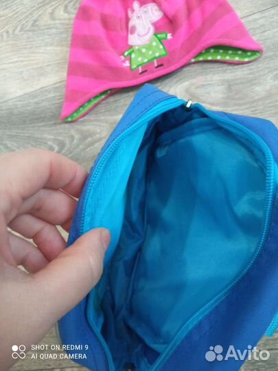 Рюкзак и шапка Свинка пеппа