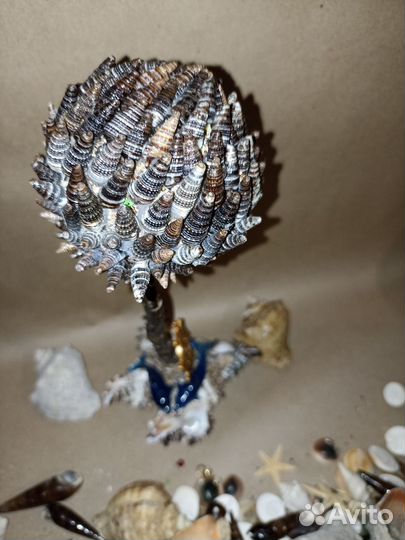 Дерево из ракушек, ручной работы