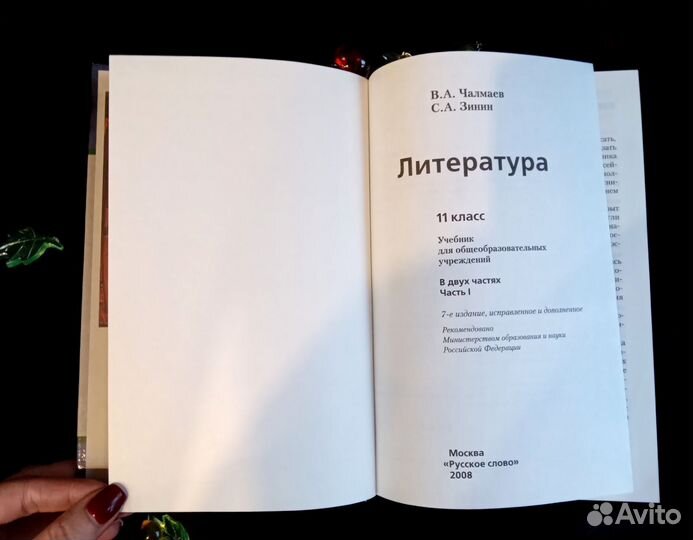 Литература 11 класс Чалмаев Зинин 1 часть
