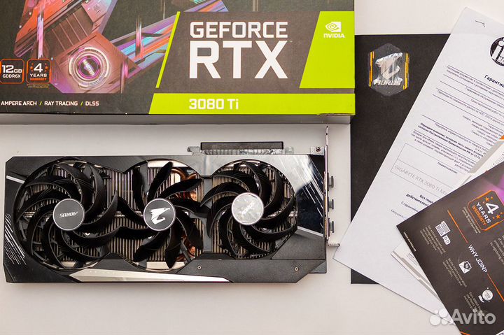 Видео-та Top aorus GeForce RTX 3080 Ti master 12Gb