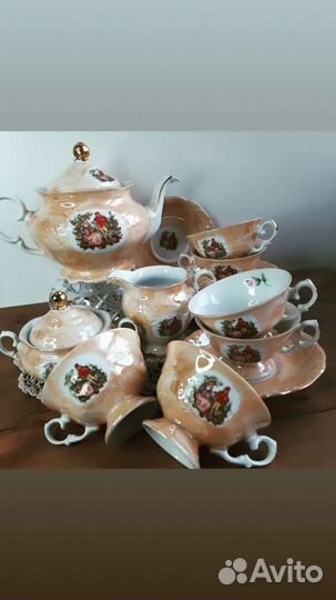 Сервиз чайный,рюмки,бокалы