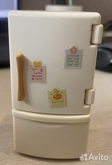 Холодильник с продуктами sylvanian families
