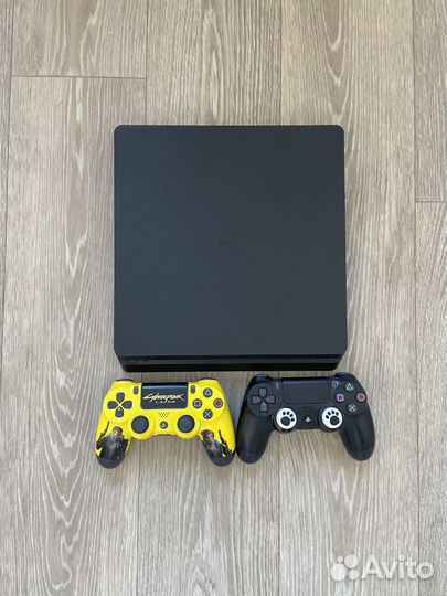 Игровая приставка ps4 slim 500 2 джойстика