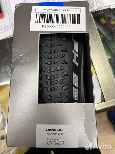 Велопокрышка schwalbe racing ralph, 26X2.25