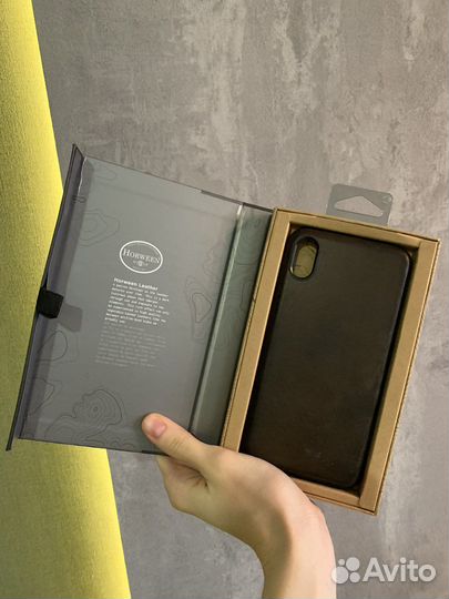 Чехол кожаный на iPhone xs max (Nomad rugged case)