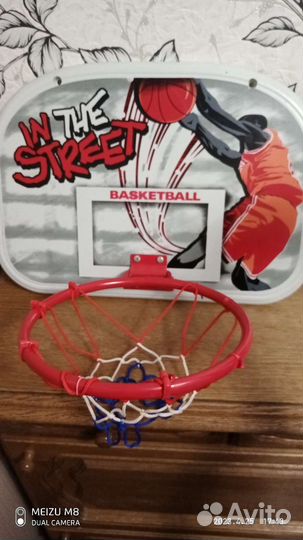 Баскетбольный детский щит с кольцом