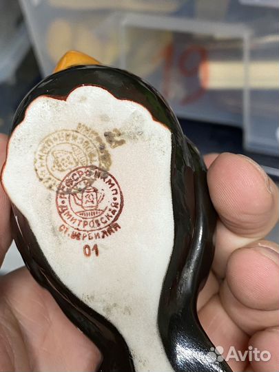 Статуэтка галчонок вербилки СССР