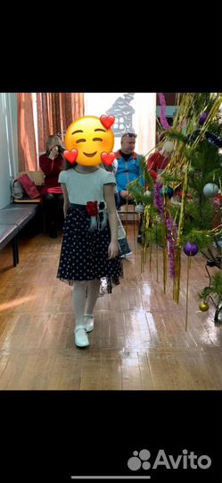 Нарядное платье для девочки 116-122