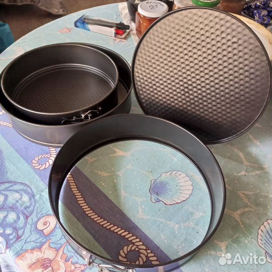 Набор форм для выпекания коржей (3шт)