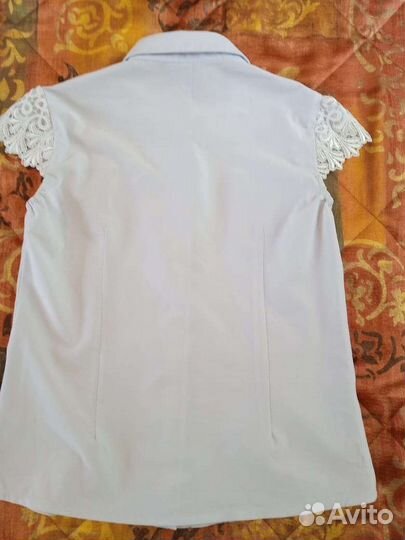 Блузка белая для девочки,р.146