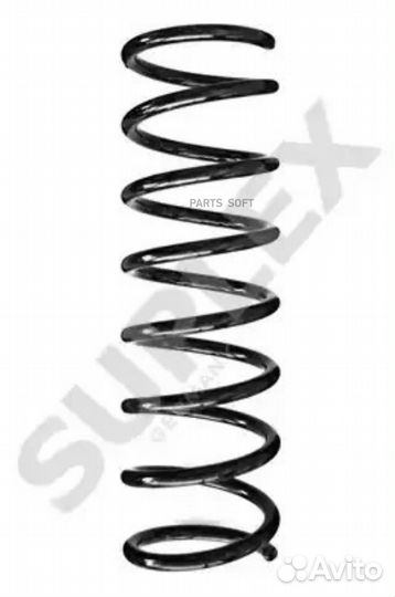 Suplex 17126 Пружина подвески задн mazda 3 2шт