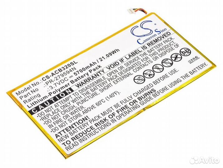 Аккумулятор CS-ACB320SL к Acer Iconia One B3-A20