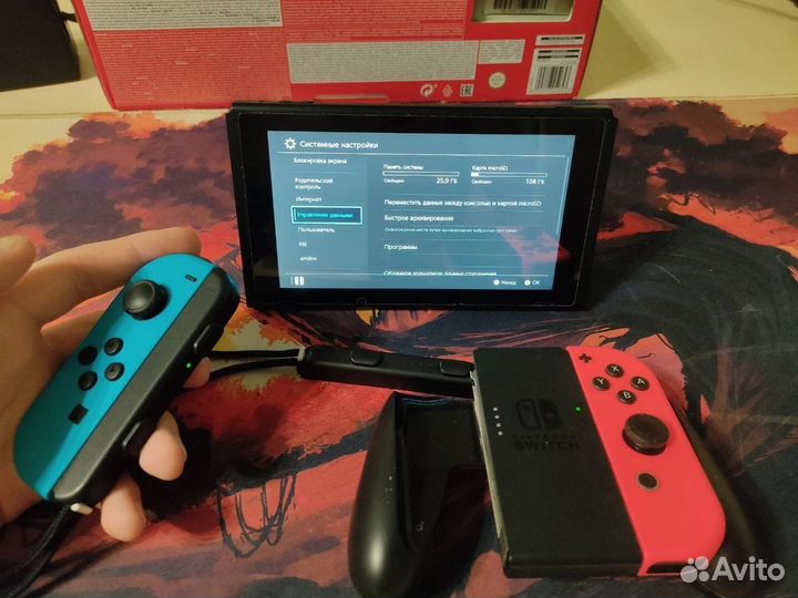 Nintendo Switch + 9 игр